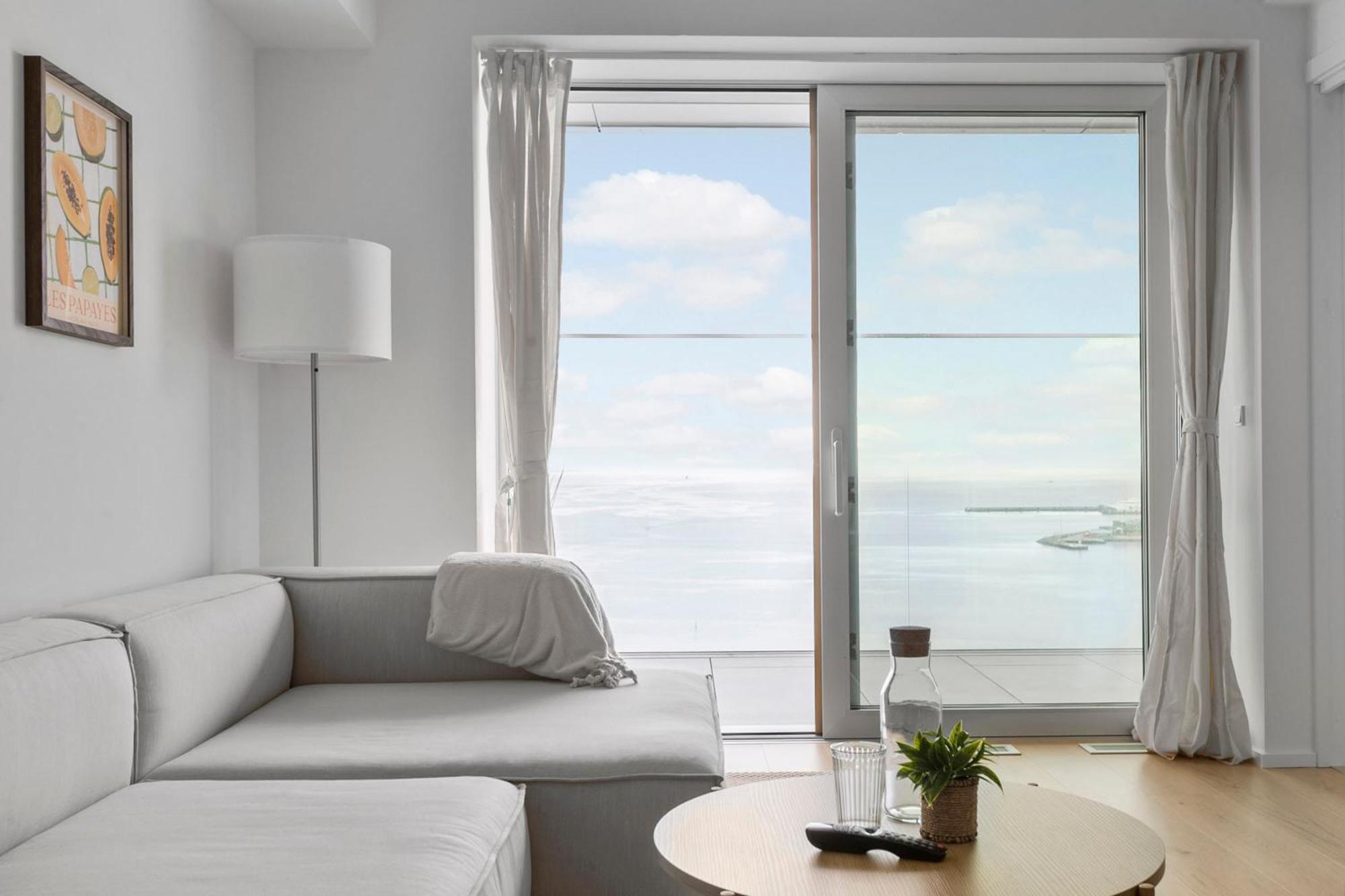 Endless Ocean Views With Private Balcony Apartment Arhus Luaran gambar