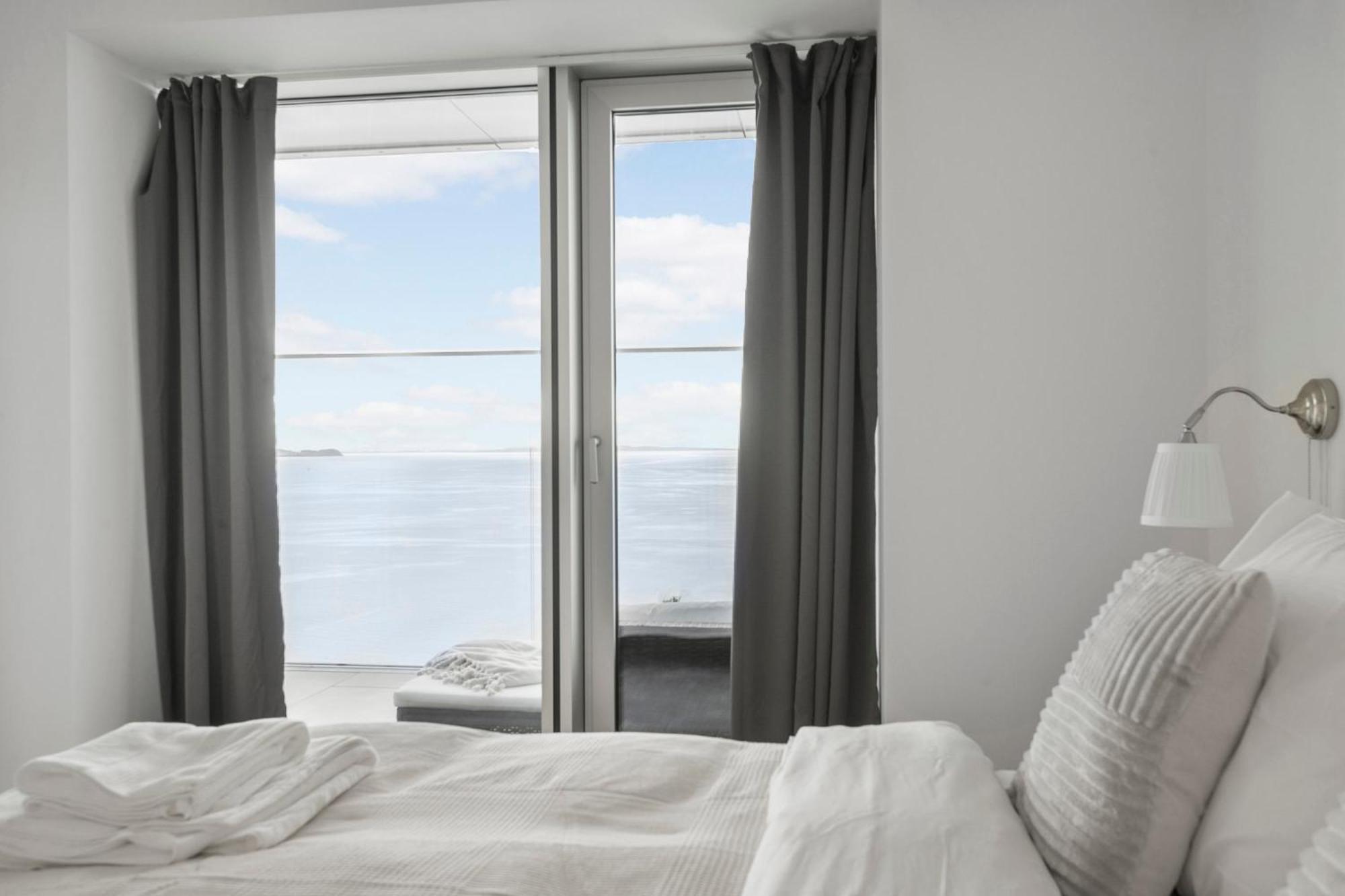 Endless Ocean Views With Private Balcony Apartment Arhus Luaran gambar
